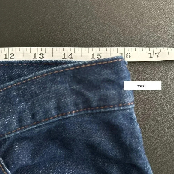 Gap Original Fit Jeans Mens 31 x 34 Dark Wash Button Fly (actual 32 x 31.50) - Picture 7 of 12